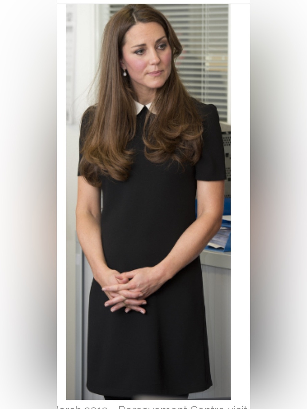 Topshop Black Peter Pan collar mini dress